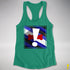 Puppy Pride Flag Exclamation Point Racerback Tank